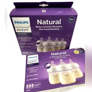 NWT- Philips Avent Baby Bottles (7 total)